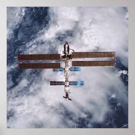 Poster Vue de la Station spatiale internationale de Disco (Devant)
