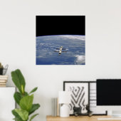 Poster Vue de la Station spatiale internationale depuis A (Bureau à domicile)
