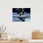 Poster Vue de la Station spatiale internationale depuis E (Cuisine)