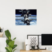 Poster Vue de la Station spatiale internationale depuis E (Bureau à domicile)