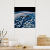 Poster Vue de la Station spatiale internationale depuis E (Cuisine)