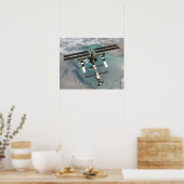 Poster Vue de la Station spatiale internationale (STS-114 (Cuisine)