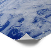 Poster Vue de la station spatiale Mir de Shuttle Atlantis (Coin)