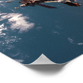 Poster Vue de la Station spatiale russe Mir de Discovery (Coin)