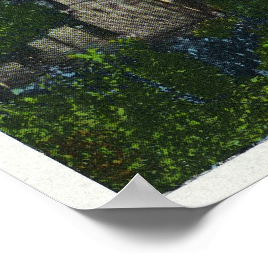 Poster Vue de la statue de Nathaniel Hawthorne (Coin)