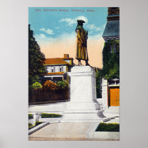 Poster Vue de la statue des terriers généraux