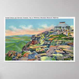 Poster Vue de la Summit House, terminal de l'ascenseur