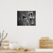 Poster Vue de la surface lunaire à partir d'Apollo 8 (Cuisine)