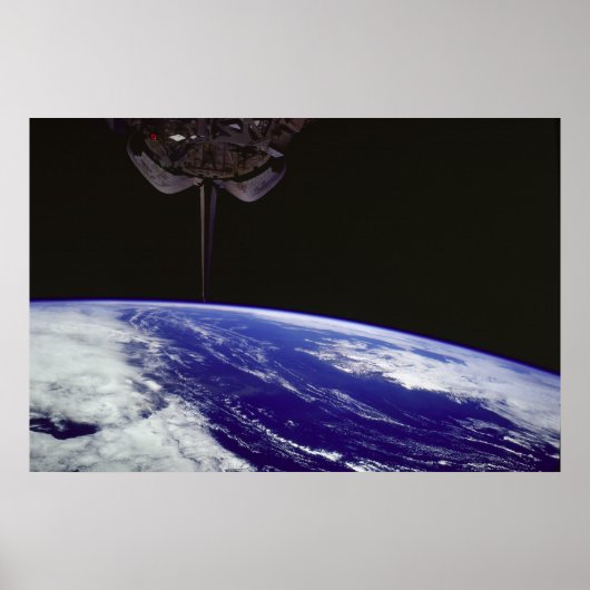 Poster Vue de la Terre à partir de la découverte de la na (Devant)