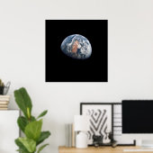 Poster Vue de la Terre depuis Apollo 10 (Bureau à domicile)