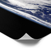 Poster Vue de la Terre depuis l'espace (Coin)