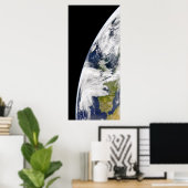 Poster Vue de la Terre depuis l'espace (Bureau à domicile)