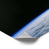 Poster Vue de la Terre depuis Space Shuttle Endeavor (Coin)