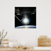 Poster Vue de la Terre depuis Space Shuttle Endeavor (Cuisine)