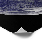 Poster Vue de la Terre entière et de quatre systèmes de t (Coin)
