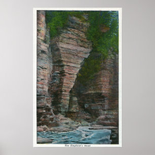 Poster Vue de la tête de l'éléphant