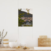 Poster Vue de la vieille ville de Heidelberg (Cuisine)