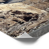 Poster Vue de la Vieille Ville du Mont des Oliviers, Jéru (Coin)