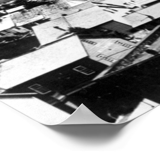 Poster Vue de la ville de Sitka, Alaska avec Pyramide (Coin)