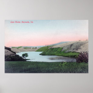 Poster Vue de lac ChabotHayward, CA