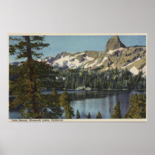 Poster Vue de lac George et de haute sierra