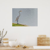 Poster "Vue de l'aigrette" (Cuisine)