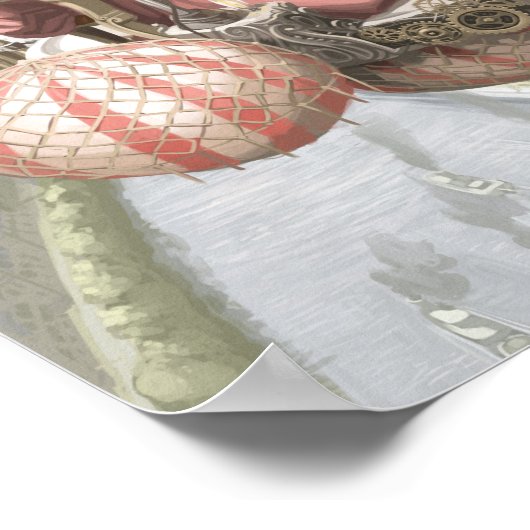 POSTER VUE DE L'AIR DU PUNK À VAPEUR (Coin)