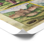 Poster Vue de l'Alhambra, de 'Civitates Orbis Terrar (Coin)