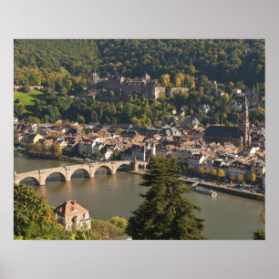 Poster Vue de l'Alte Brucke ou Vieux Pont