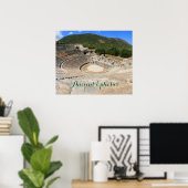 Poster Vue de l'ancien amphithéâtre d'Ephèse-dinde (Bureau à domicile)