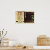 Poster Vue de Lanes Redwood Flat (Cuisine)