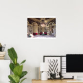 Poster Vue de l'antichambre avec représentation allégoriq (Bureau à domicile)