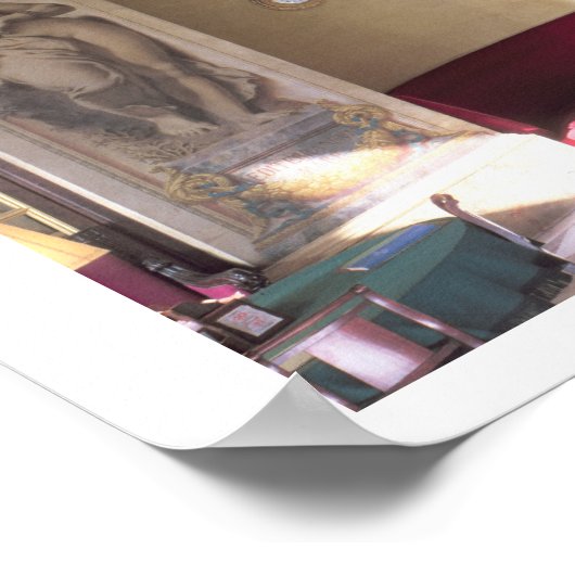 Poster Vue de l'antichambre avec représentation allégoriq (Coin)