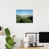 Poster Vue de l'aqueduc romain, construit vers 19 av. J.- (Bureau à domicile)