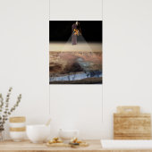 Poster Vue de l'artiste de l'odyssée détectant la glace (Cuisine)