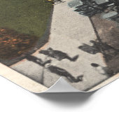 Poster Vue de l'avenue Pacific et de l'hôtel de ville (Coin)