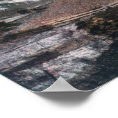Poster Vue de l'effondrement du projet de loi sur l'eau d (Coin)