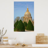 Poster Vue de l'église du Dôme des Invalides (Cuisine)