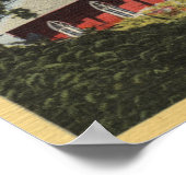 Poster Vue de l'église Sainte-Anne (1856) (Coin)