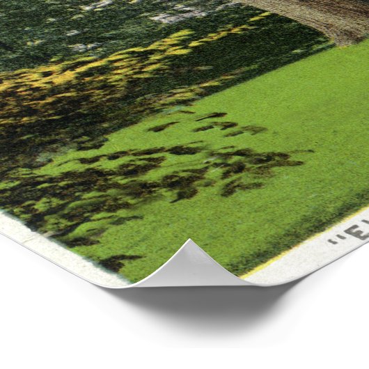 Poster Vue de l'Elm Knoll, Longfellow Réside ici (Coin)