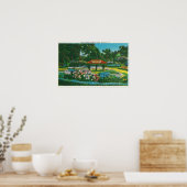 Poster Vue de l'emblème floral du parc Humboldt (Cuisine)