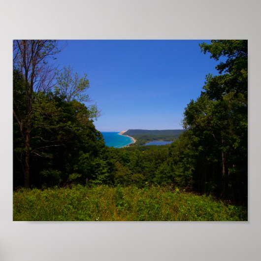 Poster Vue de l'Empire Bluffs Trail, Michigan (Devant)