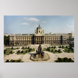 Poster Vue de l'entrée et du fa�ade du nord