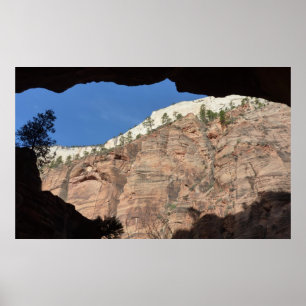 Poster Vue de l'escalier du diable à Zion National Park
