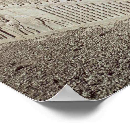 Poster Vue de l'escalier est de l'Apadana (Coin)