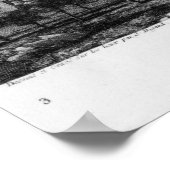 Poster Vue de l'hôpital Royal de La Salpetriere (Coin)