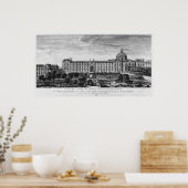 Poster Vue de l'hôpital Royal de La Salpetriere (Cuisine)