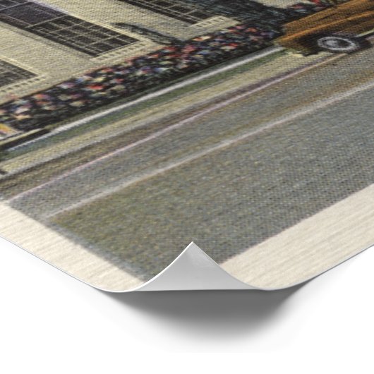 Poster Vue de l'hôtel de ville (Coin)