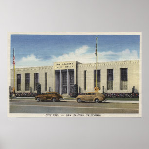 Poster Vue de l'hôtel de ville