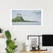 Poster Vue de l'île de Bora Bora, de 'Voyage auto (Bureau à domicile)
